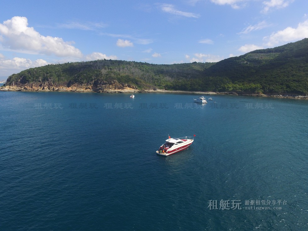 三亞旅游游艇租賃，三亞港至三亞角航線